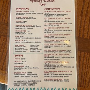 Angelina's Fry Bread - Menu - Mexican Near Me - Glendale, Arizona