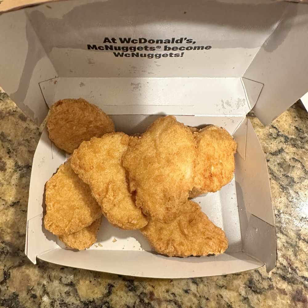 McDonald's - chicken nuggies in a box - Fast Food Near Me - Peachtree City, Georgia McDonald's - chicken nuggies in a box - Fast Food Near Me - Peachtree City, Georgia