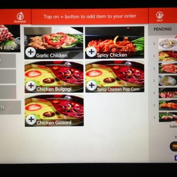 Q-POT - KBBQ Chicken screen w/ 5 choices...Bulgogi is usually soy marinated & thin... - Korean Near Me - San Jose, California Q-POT - KBBQ Chicken screen w/ 5 choices...Bulgogi is usually soy marinated & thin... - Korean Near Me - San Jose, California