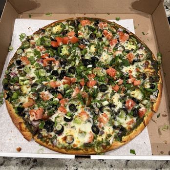 Bombay Curry Pizza - Bombay Shahi, medium. Thick with toppings. - Pizza Near Me - Denville, New Jersey Bombay Curry Pizza - Bombay Shahi, medium. Thick with toppings. - Pizza Near Me - Denville, New Jersey