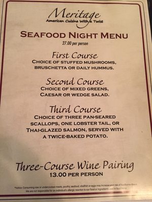 Menu photo 5 Meritage Cincinnati, OH