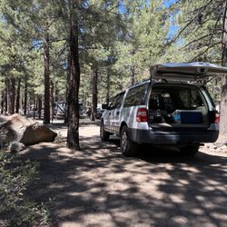 Mammoth Mountain RV Park - My campsite.