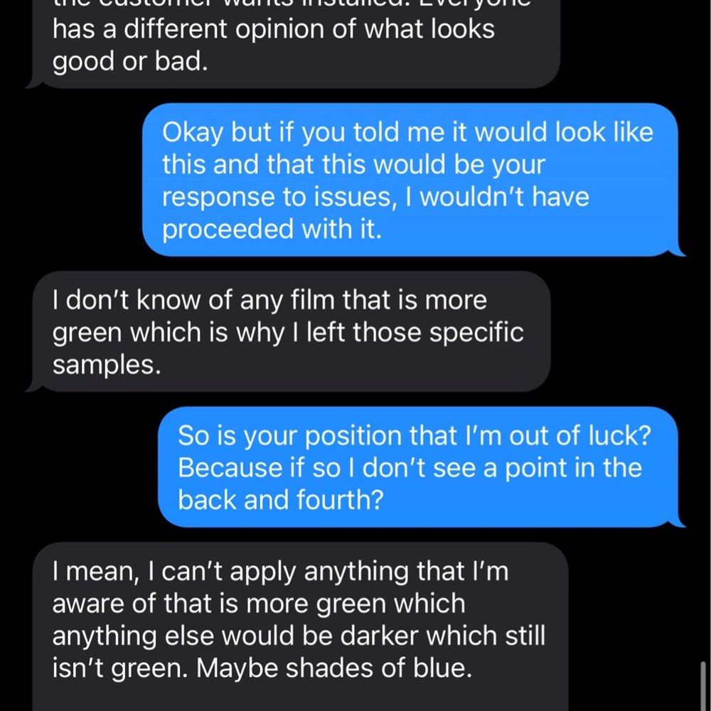 Sunblock Window Tint AZ - Messages with the contractor. - Home Window Tinting Near Me - Scottsdale, Arizona Sunblock Window Tint AZ - Messages with the contractor. - Home Window Tinting Near Me - Scottsdale, Arizona