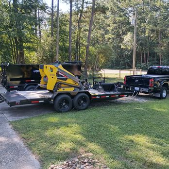 Jacques Outdoor Solutions - Our equipment and trailers. - Excavation Services Near Me - Conroe, Texas