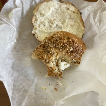 Western Bagel - My everything bagel with their delicious cream cheese always the best yum yum - Bakeries Near Me - Van Nuys, California Western Bagel - My everything bagel with their delicious cream cheese always the best yum yum - Bakeries Near Me - Van Nuys, California