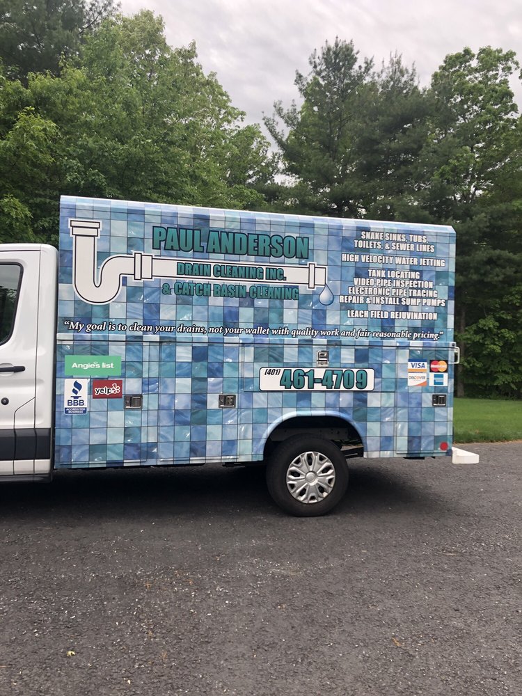 Slide of Paul Anderson Drain Cleaning