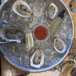 Oyster with cucumber mignonette