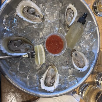 The Charlie Noble - Oyster with cucumber mignonette - Cocktail Bars Near Me - Nantucket, Massachusetts