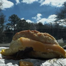 Bacon egg and cheese biscuit.