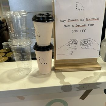 Fika Fika Coffee - drink sizes and drink/food promotion - Coffee & Tea Near Me - Arcadia, California Fika Fika Coffee - drink sizes and drink/food promotion - Coffee & Tea Near Me - Arcadia, California