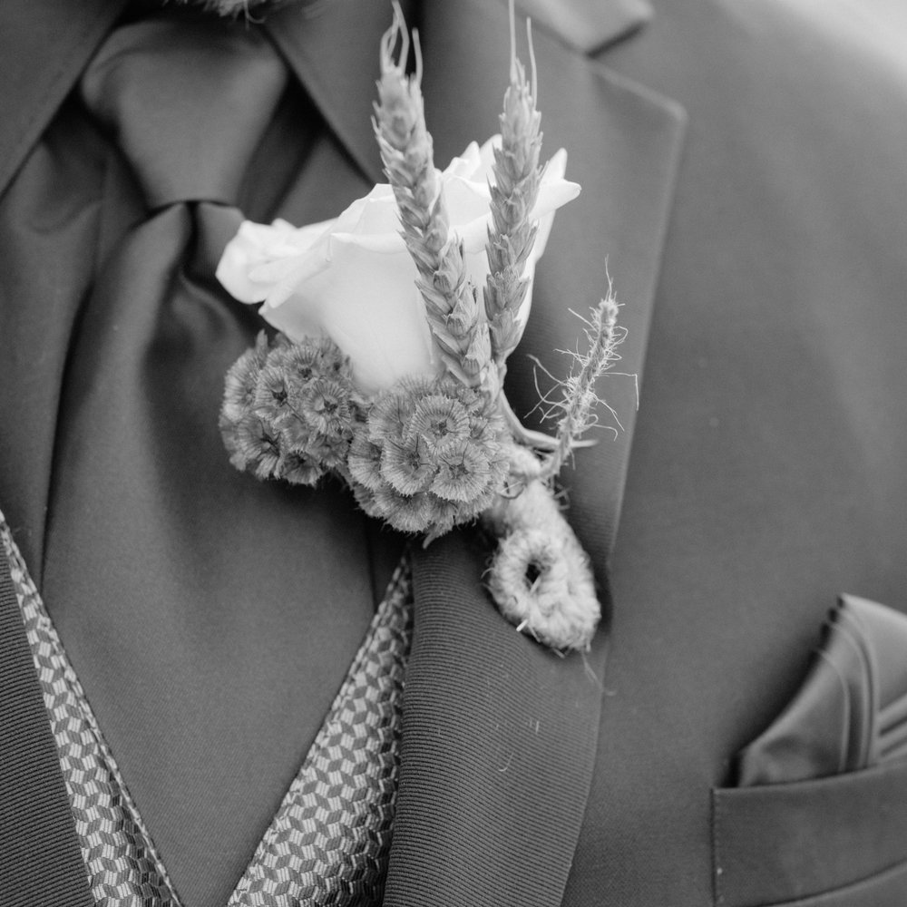 The Singing Orchid - Groom's boutonniere - Barma wedding 11.3.14 - Florists Near Me