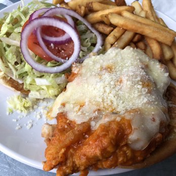Industry Tavern - Buffalo Chicken Sandwich - New American Near Me - Atlanta, Georgia Industry Tavern - Buffalo Chicken Sandwich - New American Near Me - Atlanta, Georgia