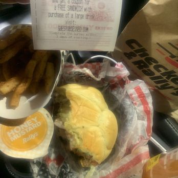 Checkers - My delicious food order & receipt offer - Fast Food Near Me - Houston, Texas