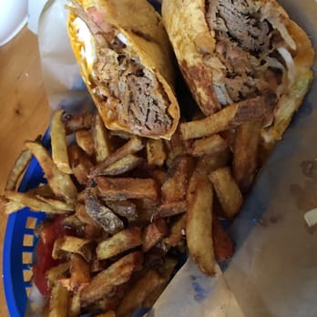 Dunedin Brewery - Pulled pork wrap with fries! - Breweries Near Me - Dunedin, Florida Dunedin Brewery - Pulled pork wrap with fries! - Breweries Near Me - Dunedin, Florida