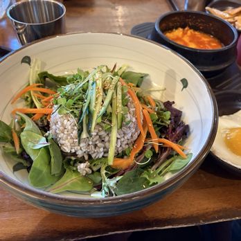 Pyeong Chang Tofu - Spring Greens Bi Bim Bap - Korean Near Me - Berkeley, California Pyeong Chang Tofu - Spring Greens Bi Bim Bap - Korean Near Me - Berkeley, California