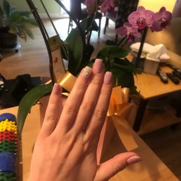 Dip powder and tips done by My!!