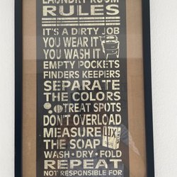 Boqueron's Laundromat - Fun wall poster