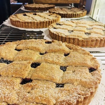 Tabora Farm & Winery - Linzer Torte right out of the oven ! - Bakeries Near Me - Dundee, New York