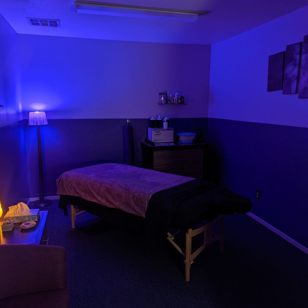 The Purple Room - Massage table, amazing atmosphere, comfortable setting - Massage Therapy Near Me - Las Vegas, Nevada