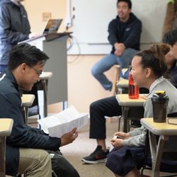 San Francisco Christian School - High School class discussion