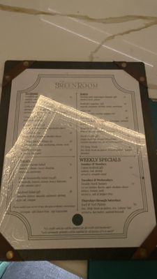 Menu photo 4 The Green Room New York, NY