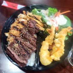 Teriyaki Don - #17 steak, chicken, and shrimp combo