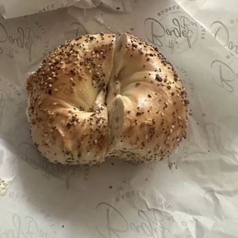 The Bagel Bar - Everything bagel with spread - Bagels Near Me - Manalapan, New Jersey The Bagel Bar - Everything bagel with spread - Bagels Near Me - Manalapan, New Jersey