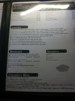 Menu photo 4 Grandview Restaurant Galesburg, IL