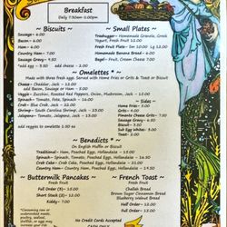Sea Biscuit Cafe - Menu 4/18/25