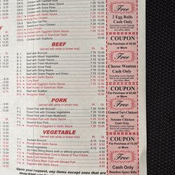 Golden Place Chinese Restaurant - MENÚ