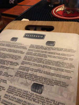 Menu photo 5 Reservoir Fort Worth, TX