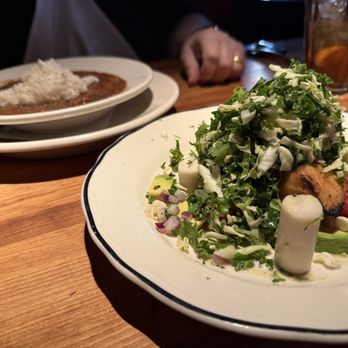 Houston's Restaurant - Ruby Star Salmon Salad and New Orleans Red Beans and Rice! - Steakhouses Near Me - Pasadena, California