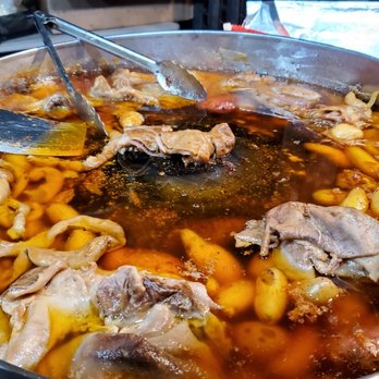 Tacos El Pecas - Buche, Fingerling potatoes, Tripa - Tacos Near Me