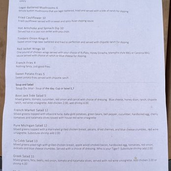 Boot Jack Tavern - Menu 8/9/22 - Bars Near Me - Manitou Beach, Michigan