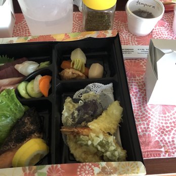 Inaba Restaurant - Inaba Bento Box Lunch with grilled salmon - Japanese Near Me - Torrance, California