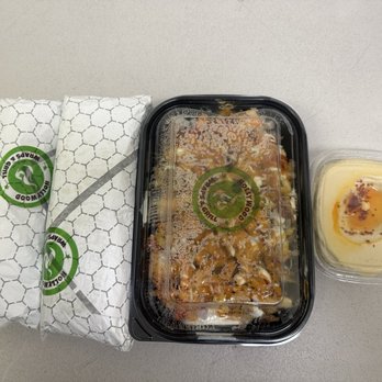 Hollywood Wraps & Grill - Just delivered - chicken pesto, kebab wrap, loaded fries, and hummus. - Salad Near Me - Los Angeles, California