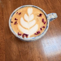 Rose latte- excellent Rose latte- excellent