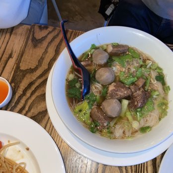Thai Market - beef soup vermicelli noodle - Thai Near Me - New York, New York Thai Market - beef soup vermicelli noodle - Thai Near Me - New York, New York
