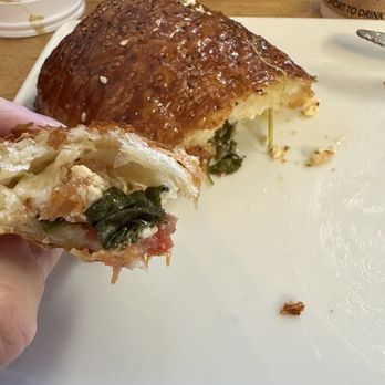 Coastal Coffee Roasters - Spinach, tomato and feta croissant - Coffee & Tea Near Me - Summerville, South Carolina