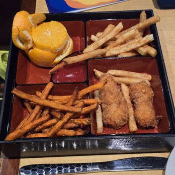 Kona Grill - Gilbert - Kid's bento box with chicken tenders. - Sushi Bars Near Me - Gilbert, Arizona