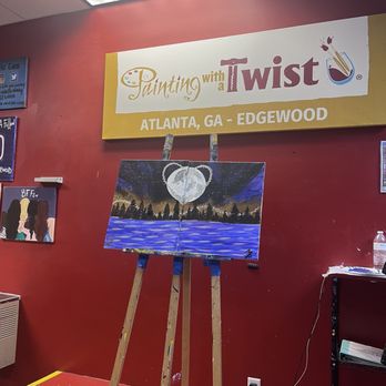 Painting with a Twist - Instructors design - Paint & Sip Near Me - Atlanta, Georgia