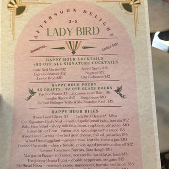 Lady Bird Cultural Society - Happy Hour Menu - Cocktail Bars Near Me - Bend, Oregon Lady Bird Cultural Society - Happy Hour Menu - Cocktail Bars Near Me - Bend, Oregon