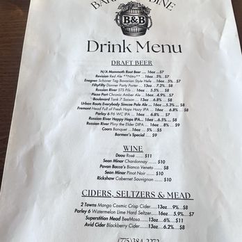 Barrel & Bine - Beer Bar Near Me - Reno, Nevada