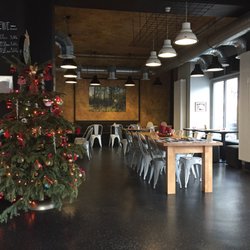 Estate Coffee - Empty seats the night before Christmas.