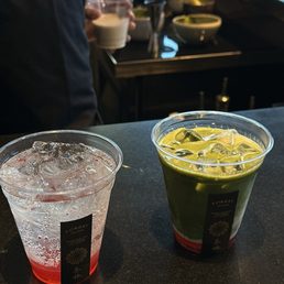 Organic Rose Matcha Latte