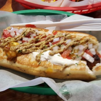 Dat Dog - Crawfish Etouffe Sausage. - Hot Dogs Near Me - New Orleans, Louisiana