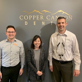 Copper Canyon Dental - Andrew(check out office), me(yes,I am tiny)& Dr. Lepetich. - Cosmetic Dentists Near Me - Gilbert, Arizona