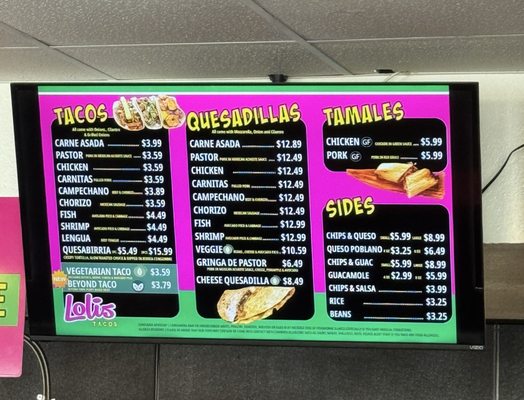 Menu photo 1 Lolis Tacos - Gandy Tampa, FL Menu photo 1 Lolis Tacos - Gandy Tampa, FL