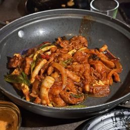 Stir Fried Squid & Thin Sliced Pork Belly