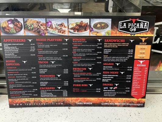 Menu photo 2 La Picana Grill Palm Springs, FL
